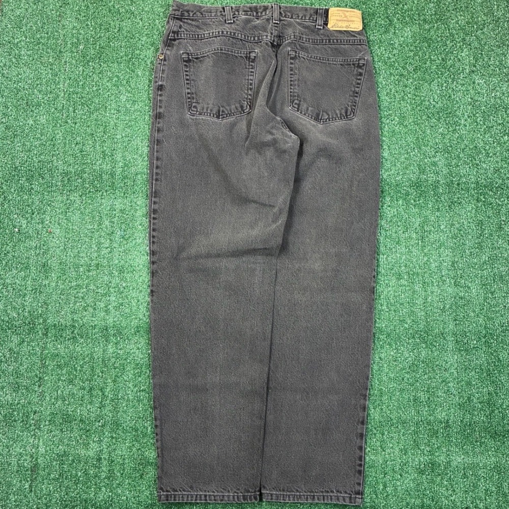 Vintage 90's Eddie Bauer Relaxed Fit Black Denim Jeans